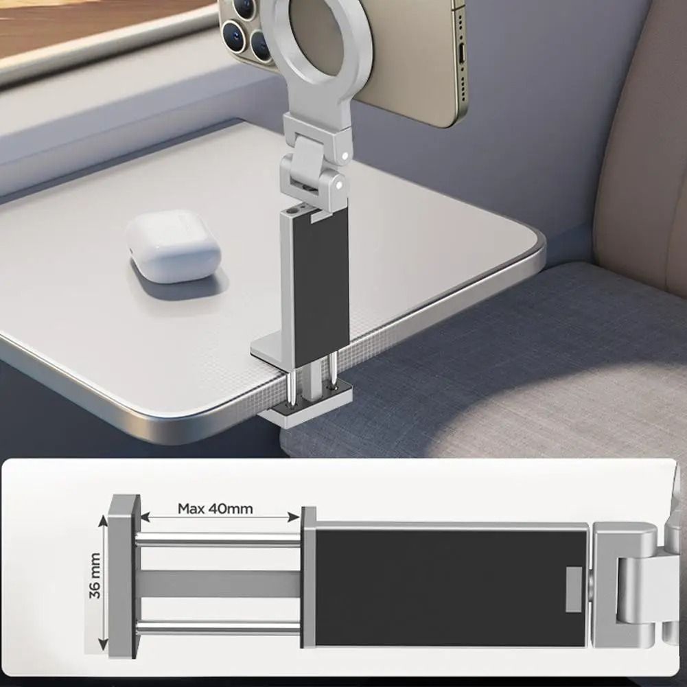Universal Magnetic Flexible Travel & Airplane Phone Mount