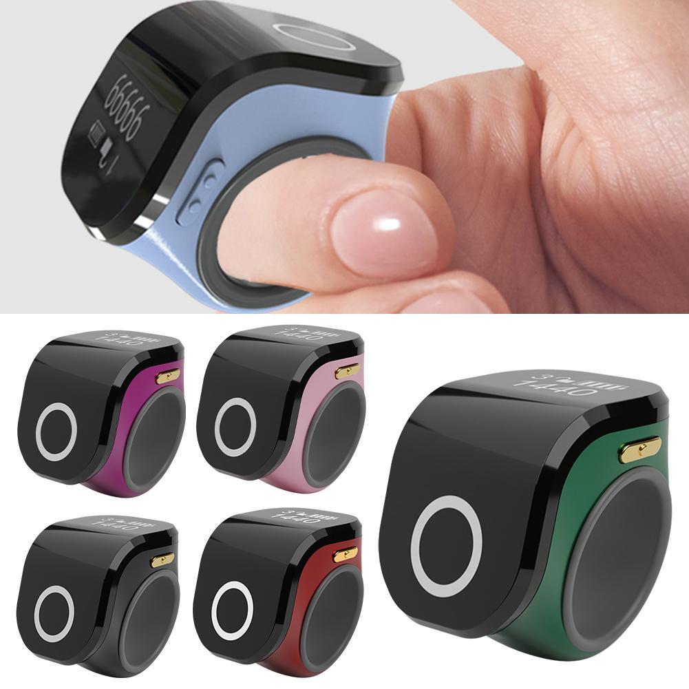 Hand Tally Counter with LCD Display, Mini Stitch Marker Row Counter