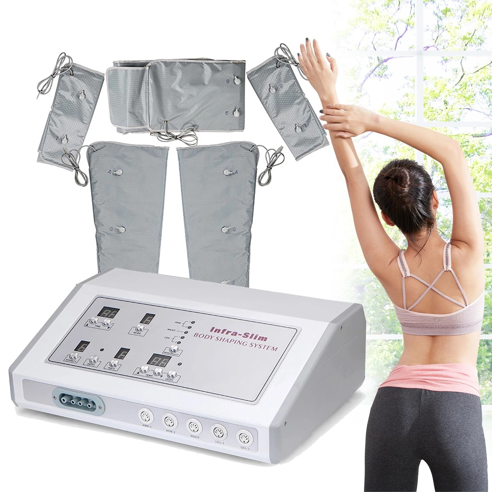 Infrared Air-Pressure Slimming Therapy Suit for Body Contouring