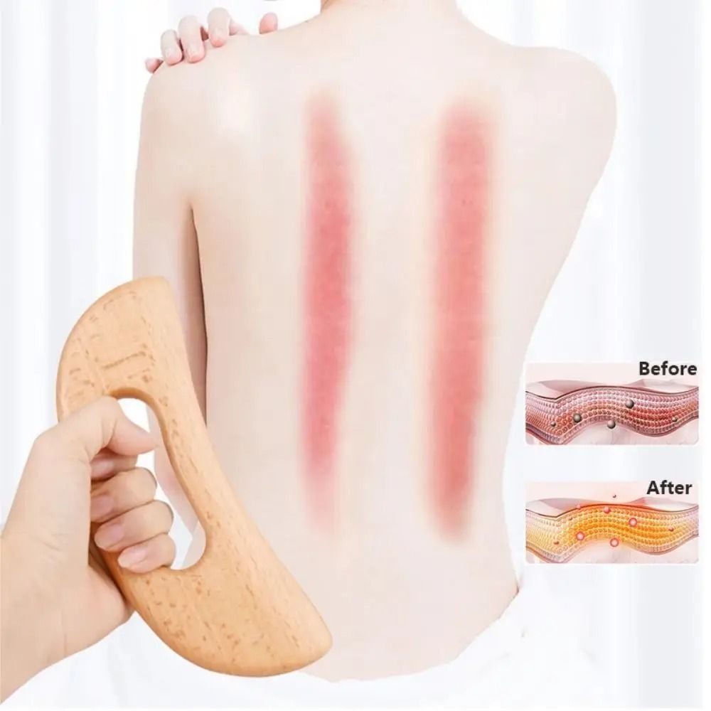 Wooden Gua Sha Body Massage Scraping Tool