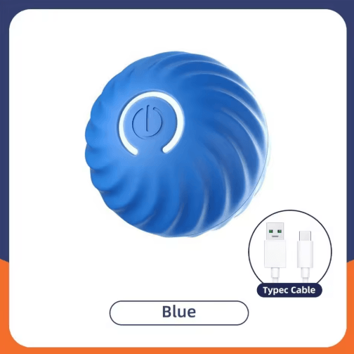 Smart Interactive Dog Toy Ball with Automatic Rolling & RGB Lights