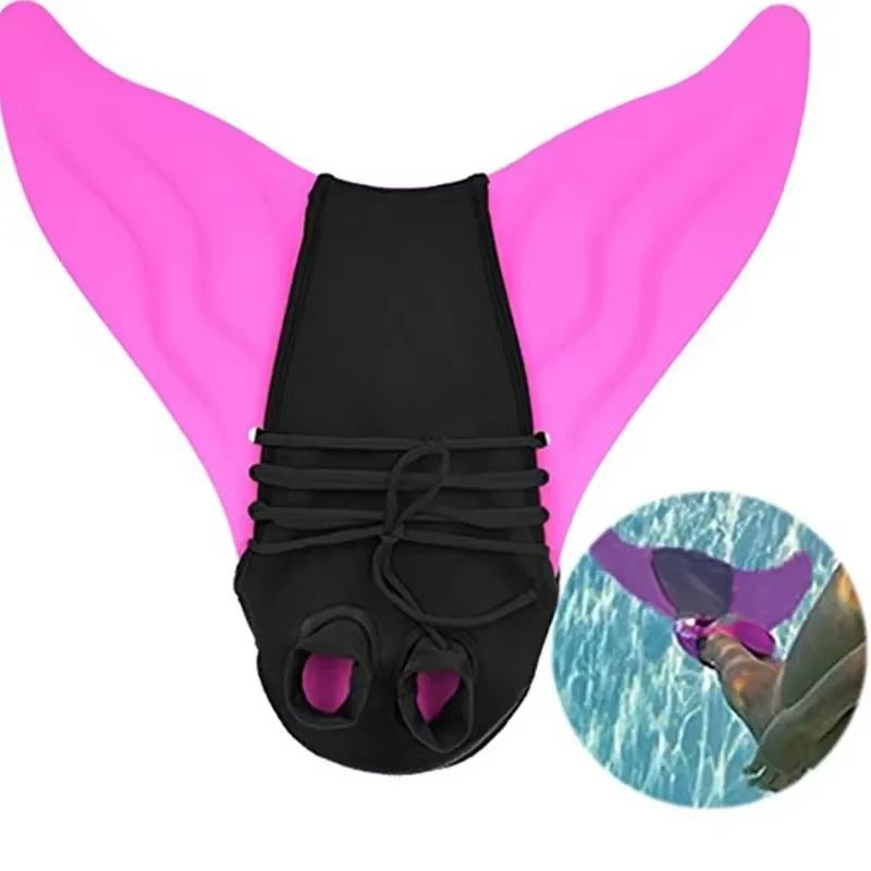 Mermaid Swimming Monofin – Training Flipper Swim Fin for Kids & Adults