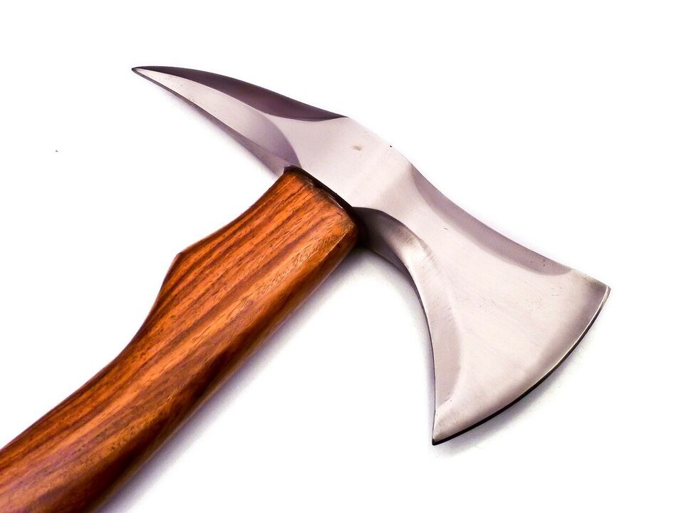 HANDMADE FULL TANG D2 TOOL STEEL TACTICAL HATCHET CAMPING AXE