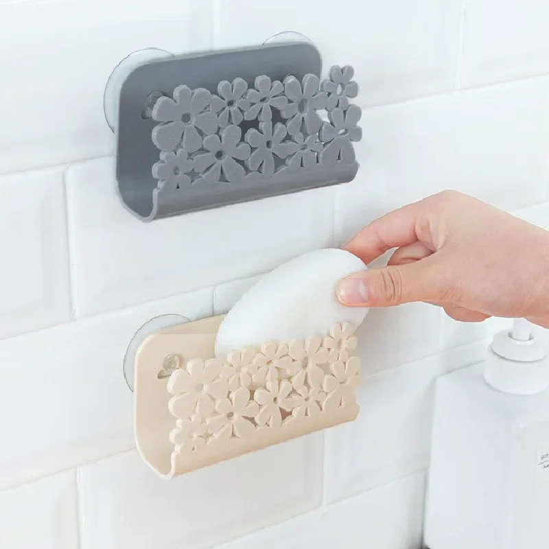 Suction Cup Sponge Holder, Kitchen Bathroom Drying Rack, Sink Dish Cloth Scrubber Storage