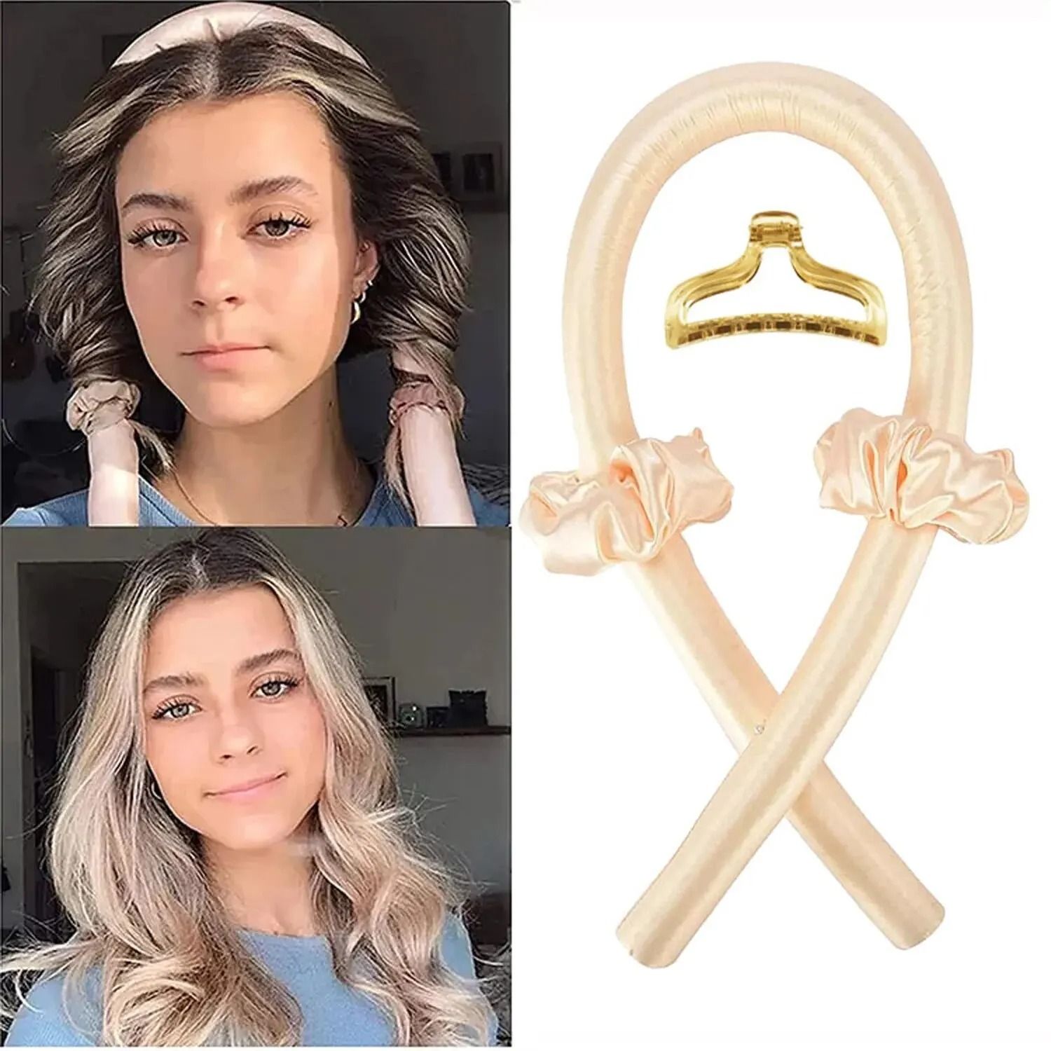 Heatless Wave Curling Set
