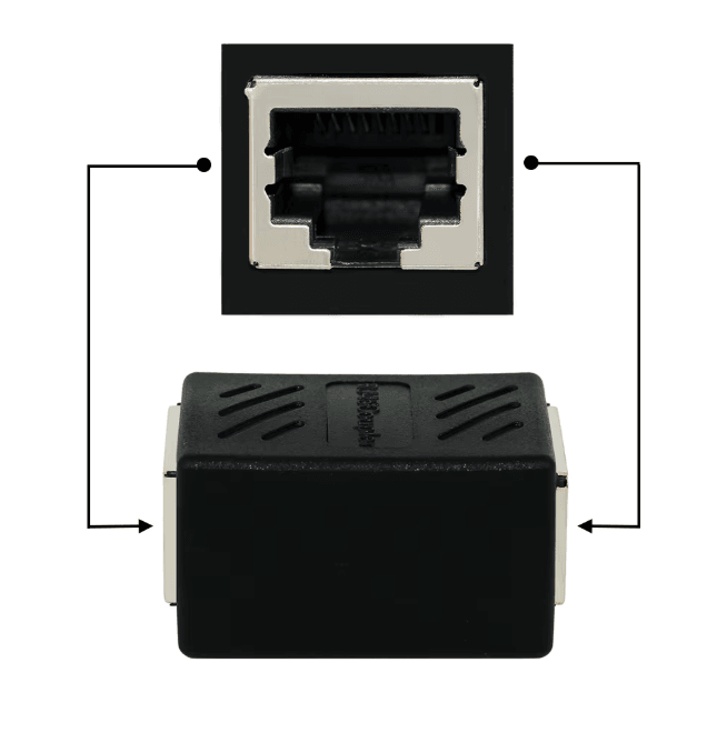 NetLink RJ45 Ethernet Coupler Female to Female LAN Adapter
