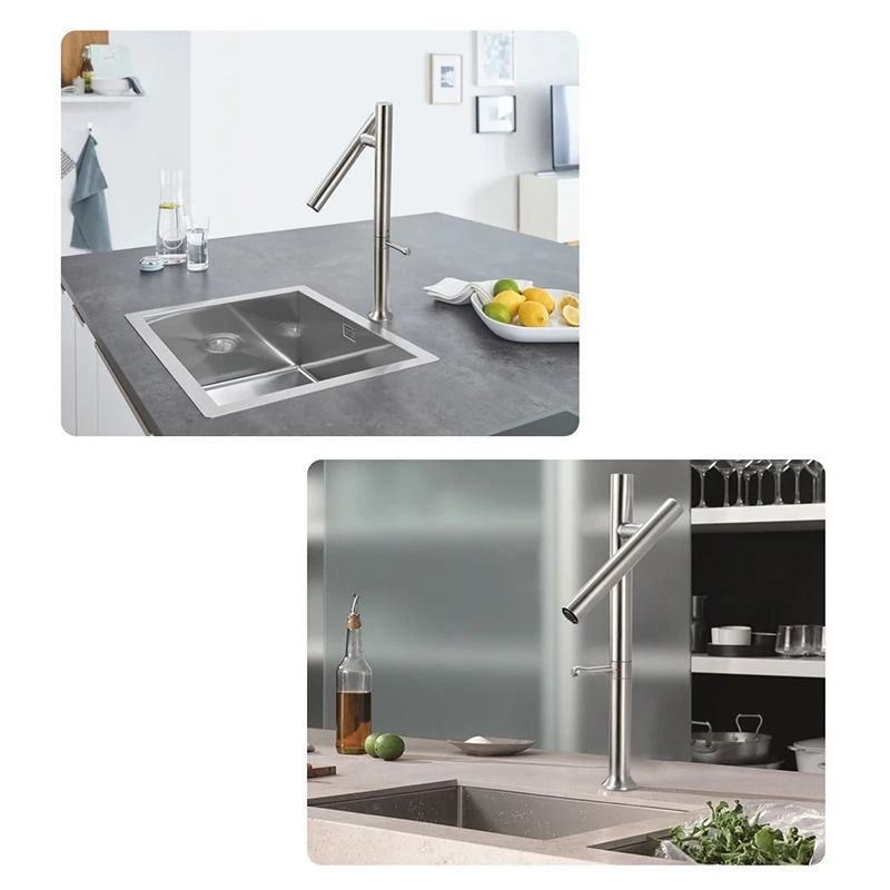 304 Stainless Steel Folding Kitchen Sink Faucet