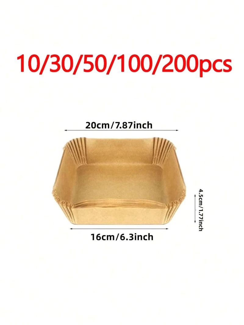 Square Air Fryer Disposable Paper Liners