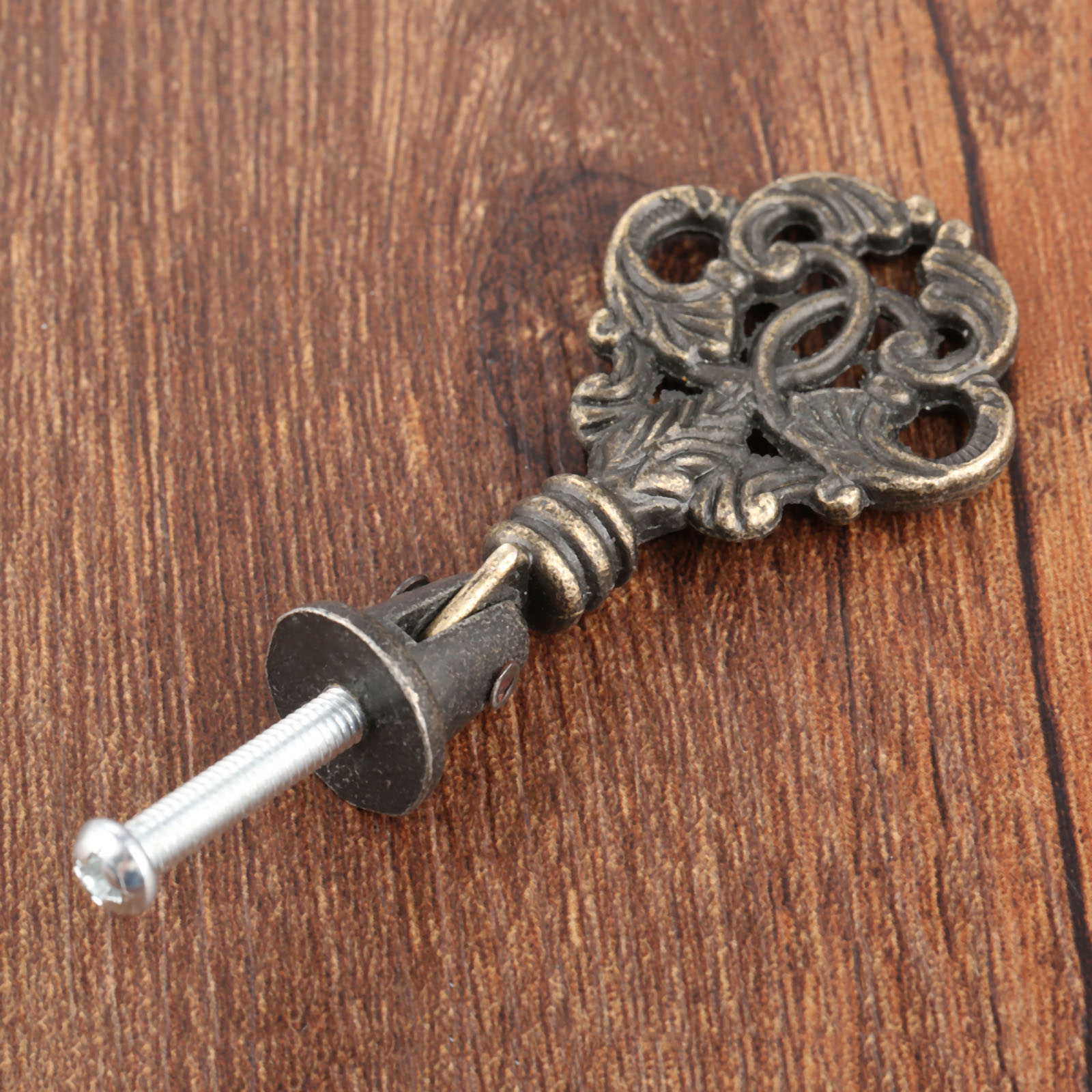 Antique Bronze Drawer Pull Handle Stylish Cabinet Hardware with Screws