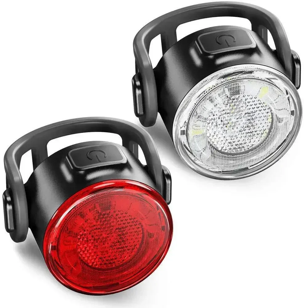 LED Bicycle Taillights Waterproof Rear Lamp, MTB Bike Light Battery Powered, Cycling Safety Warning Headlight