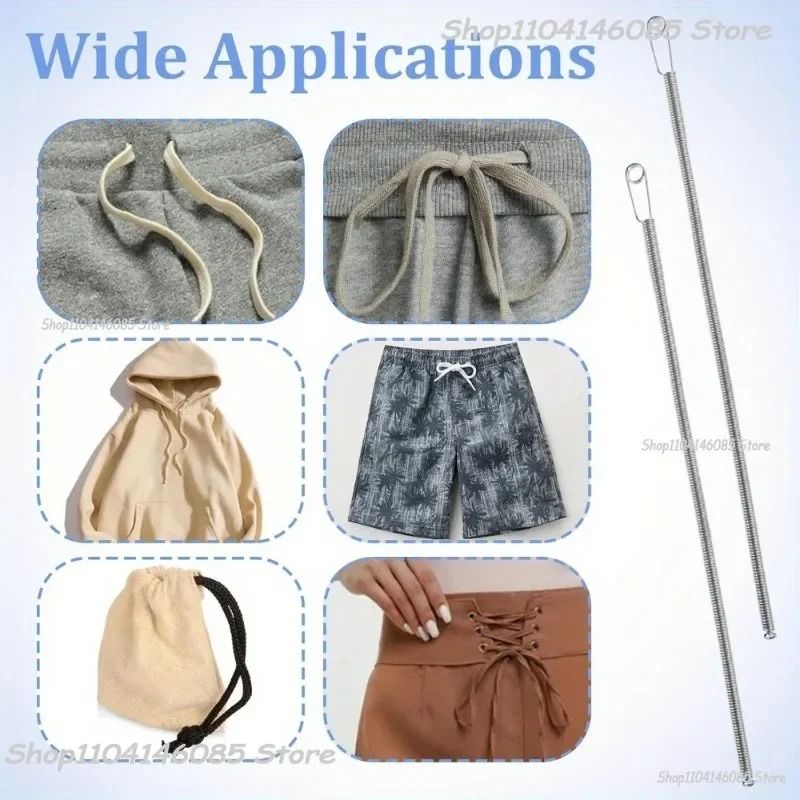 Drawstring Threader Tool Bendable Sewing Threading Tool Elastic Cord Threading Needle