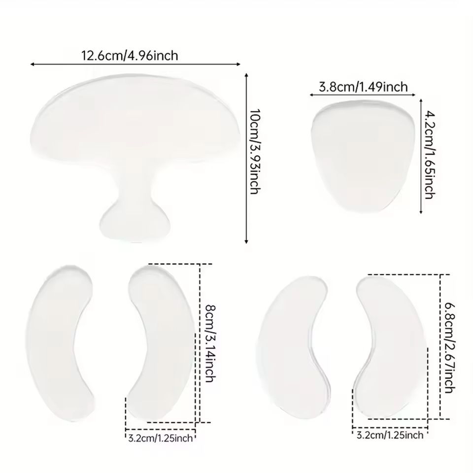 6-Piece Reusable Silicone Anti-Wrinkle Pads