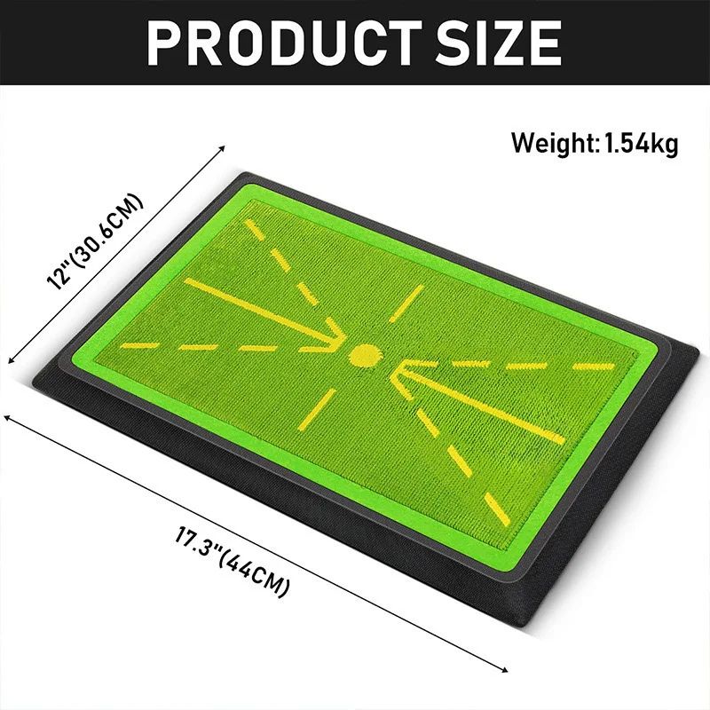 Golf Swing Training Strike Mat with Impact Track