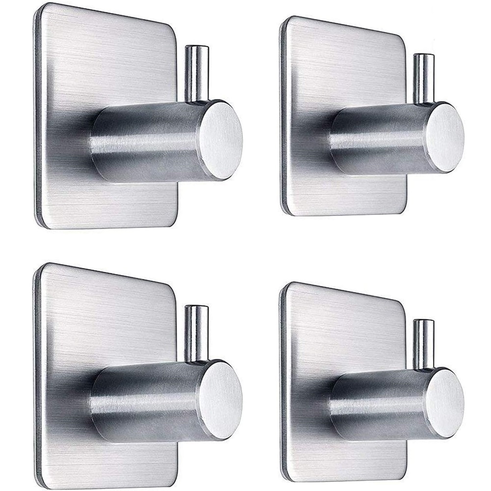 Heavy Duty Self Adhesive Towel Rack Waterproof Wall Hook No Drilling Required