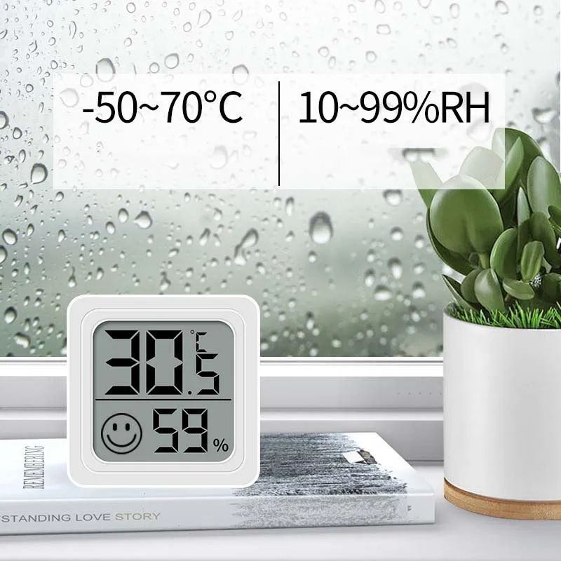 LCD Digital Indoor Thermometer and Hygrometer Temperature & Humidity Meter