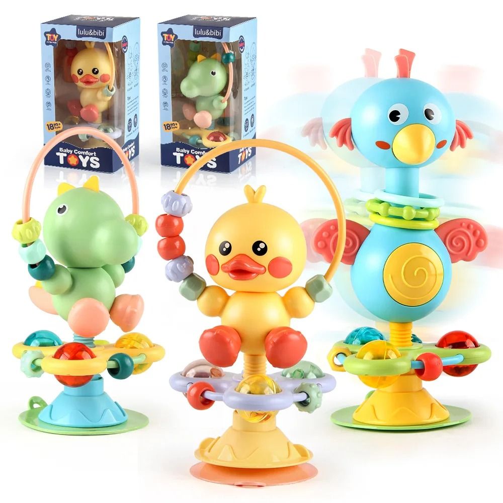 Baby Cartoon Interactive Suction Cup Tray Toy