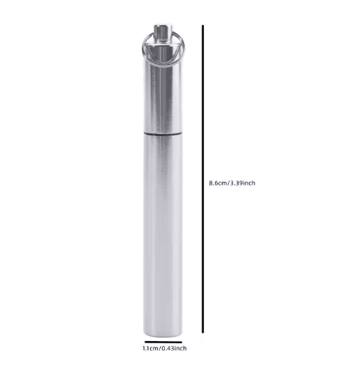 Portable Stainless Steel Toothpick Holder Case Rustproof Sealed Storage Container