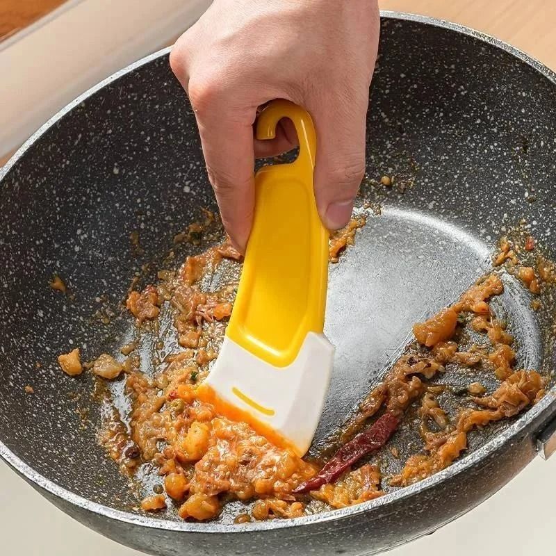 Soft Blade Kitchen Cleaning Spatula Scraper for Pots Pans and Dishes