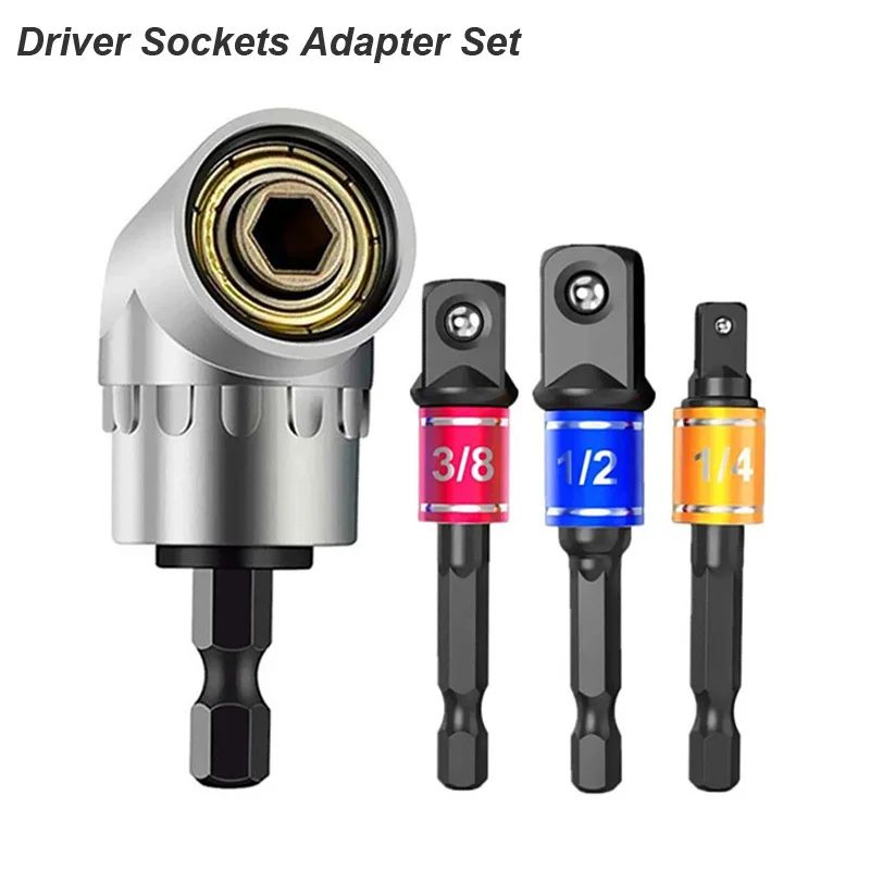 105 Degree Angle Socket Adapter Extension Set