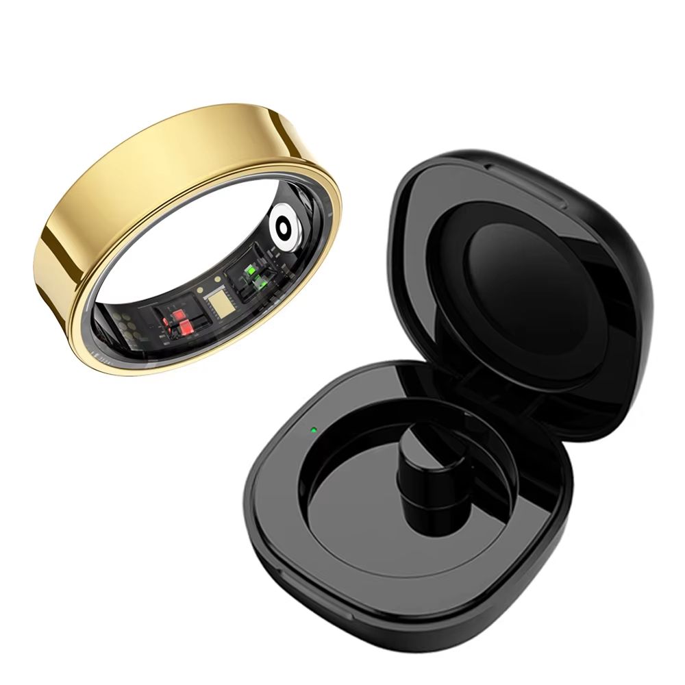 R09 Smart Health Ring with Skin Temperature Tracking and 5ATM Waterproof Design
