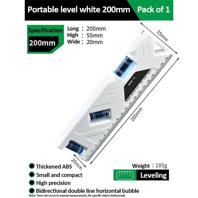 Mini Magnetic Level Gauge High Precision Pocket Measurement Tool