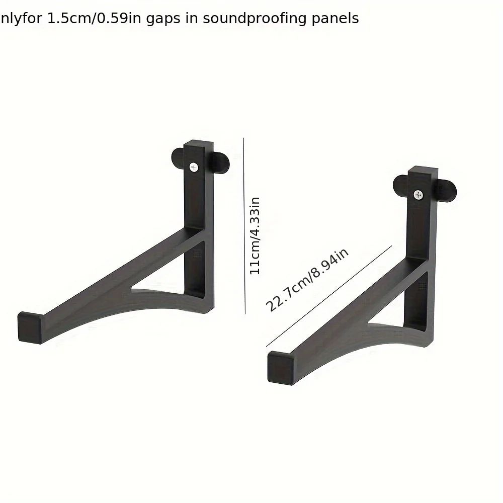 Acoustic Panel Shelf Bracket Set