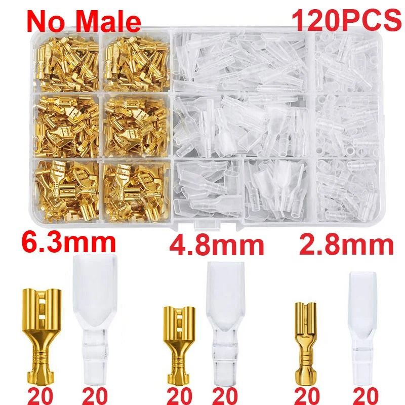 Professional Grade Insulated Spade Terminal Connection Kit