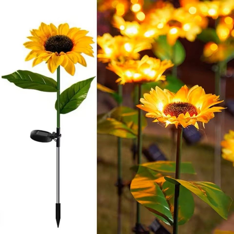 Solar LED Butterfly Flower Light