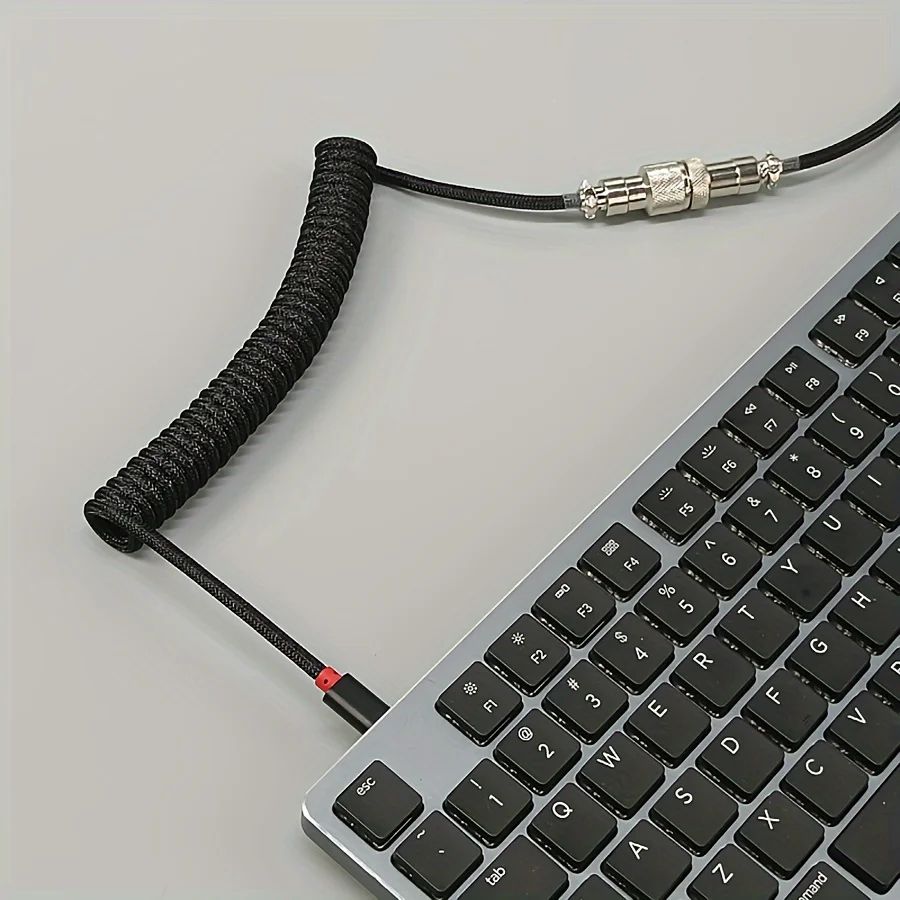 Coiled Mechanical Keyboard Gaming Cable