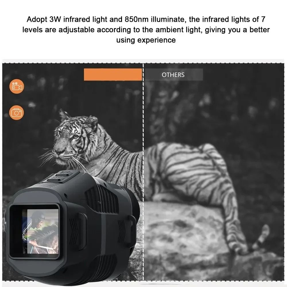 R11 Infrared Night Vision Monocular with 1080P Resolution 5X Digital Zoom and 300M Range