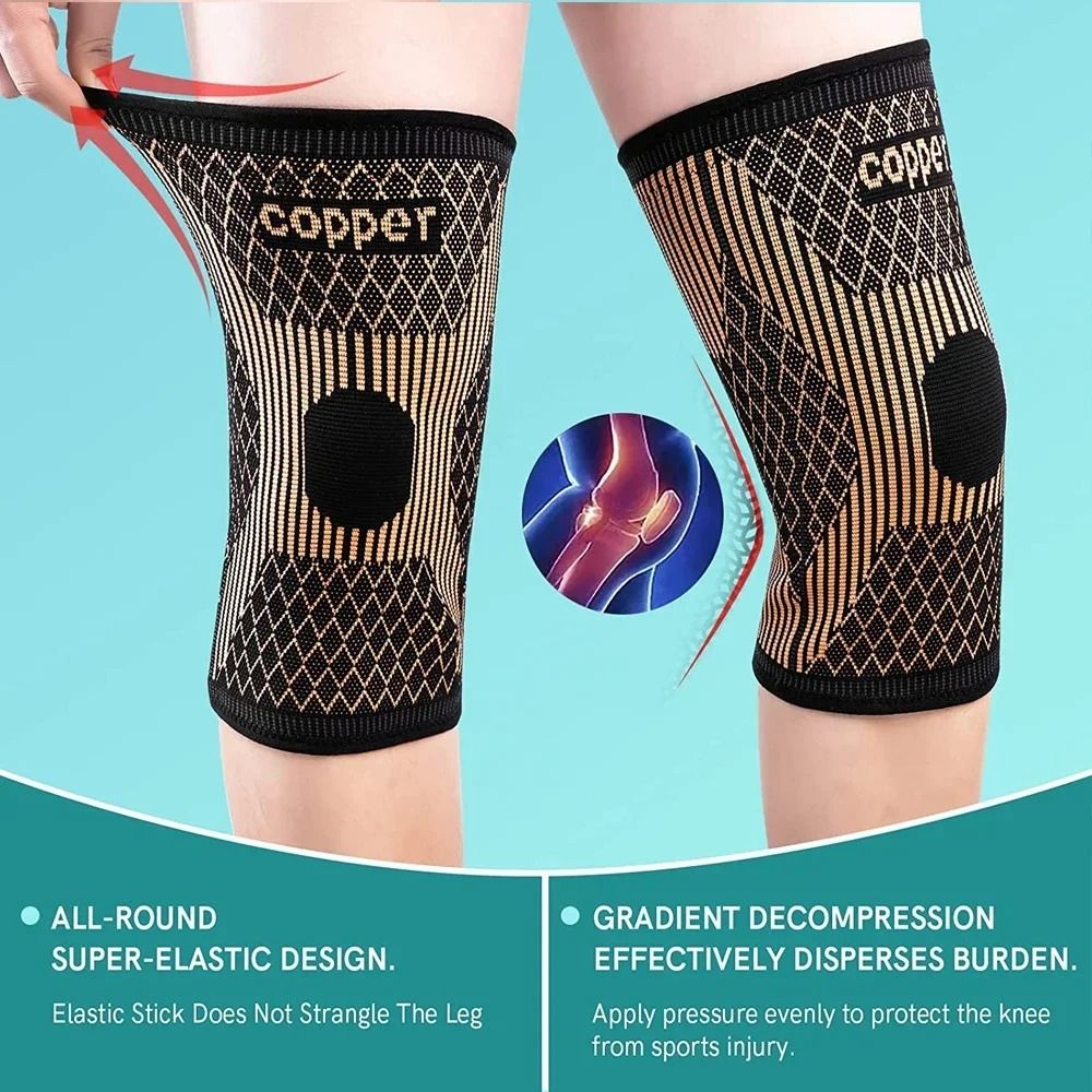 Copper-Infused Compression Knee Brace