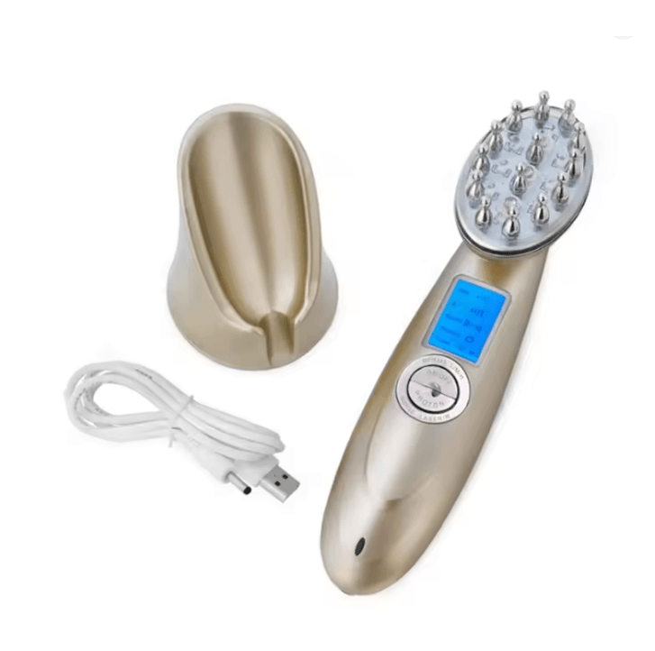 Electric Laser Hair Growth Comb with Red Light Therapy and Scalp Massage