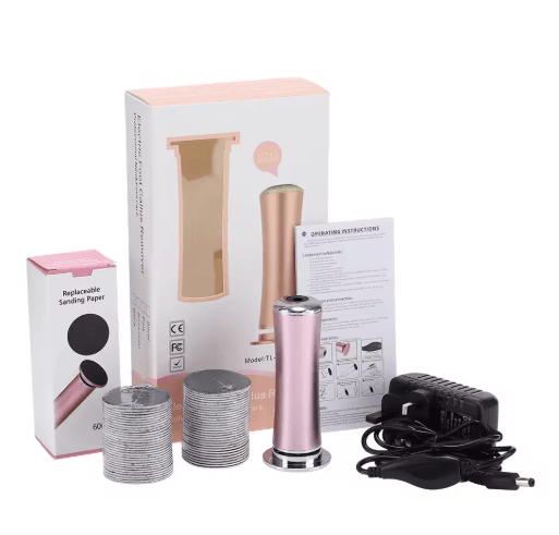 SmoothStep Pro Electric Foot Callus Remover Pedicure Tool Set