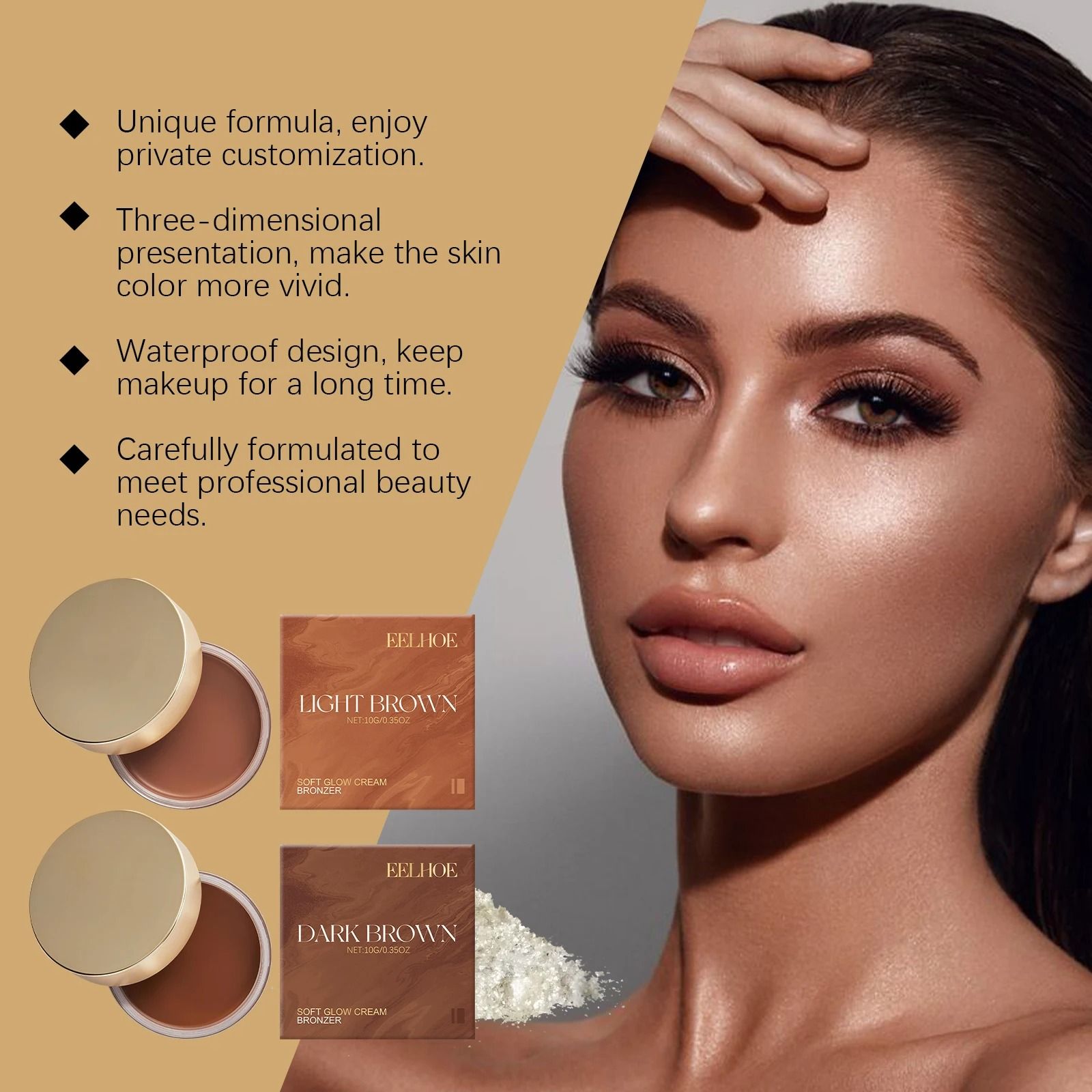 Deep Bronze Tanning Gel – Intensive Sunless Body Bronzer & Summer Glow Treatment