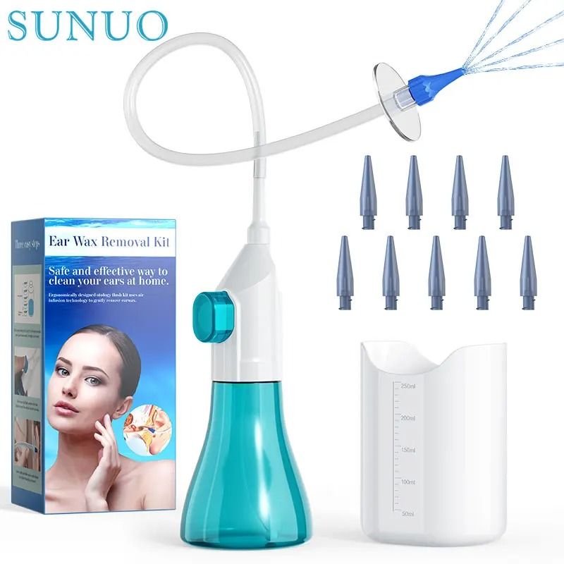 ClearFlow Manual Ear Irrigation Kit Safe Ear Wax Removal System