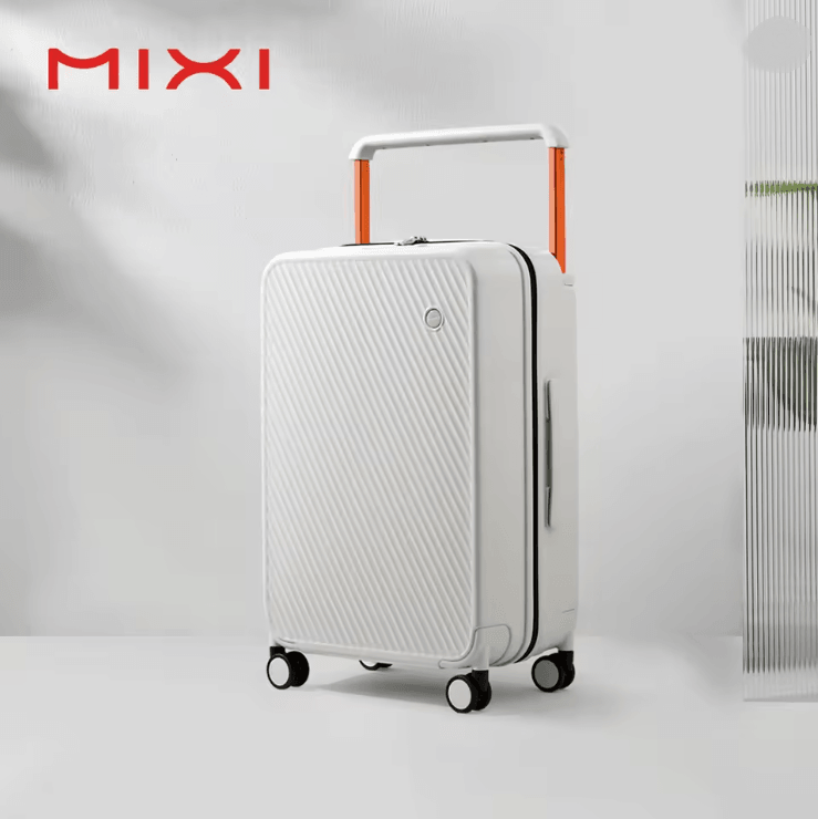 Mixi Wide Handle Hardside Luggage with Spinner Wheels and TSA Lock