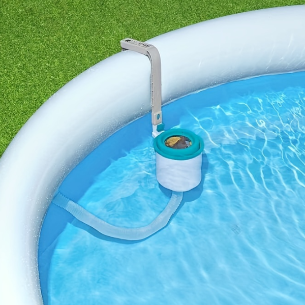 Skimmer Debris Cleaner for Above Ground Swimming Pool, Height Adjustable, Easy Quick Install