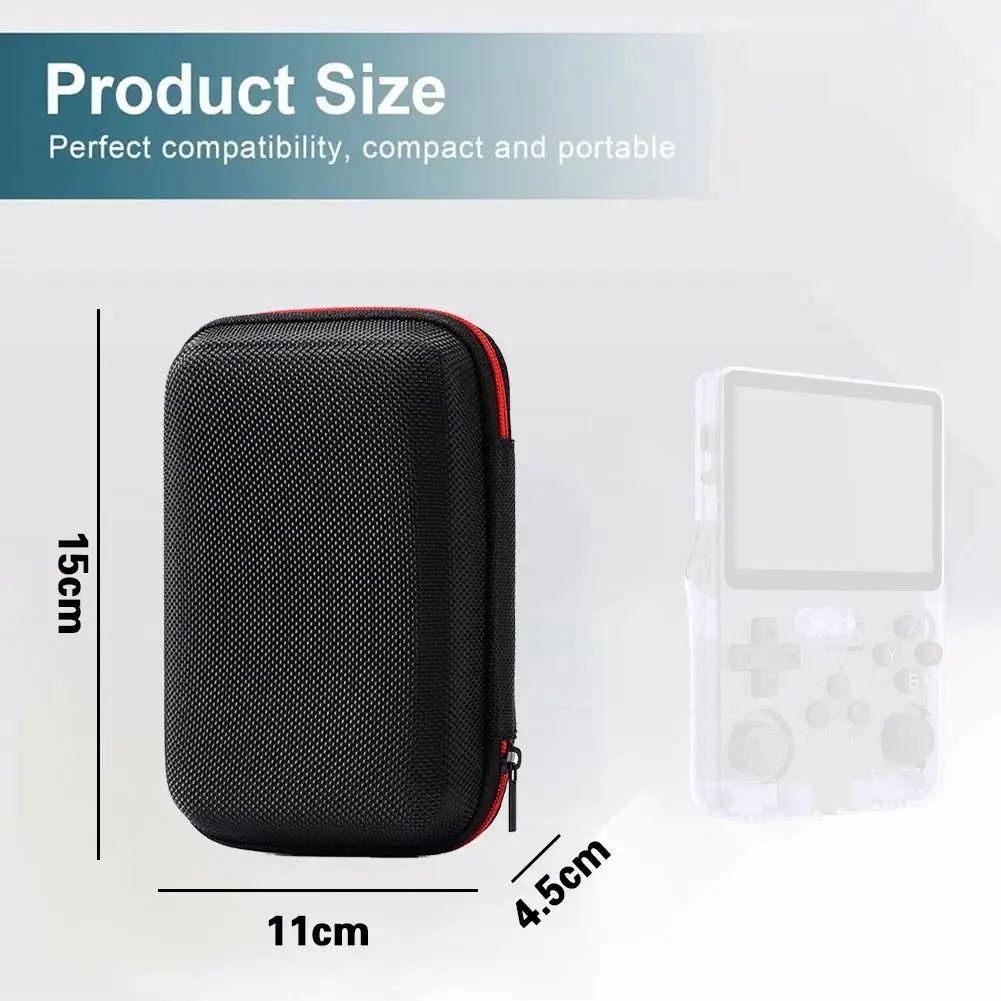 R36S/R35S R36S carrying case EVA Hard Shell Travel Bag with Mesh Pocket, Shockproof Scratch-Safe Protection