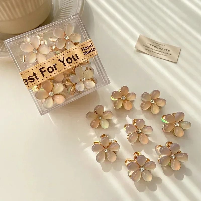 Sweet Opal Garden Mini Flower Hair Claws  10 Piece Set