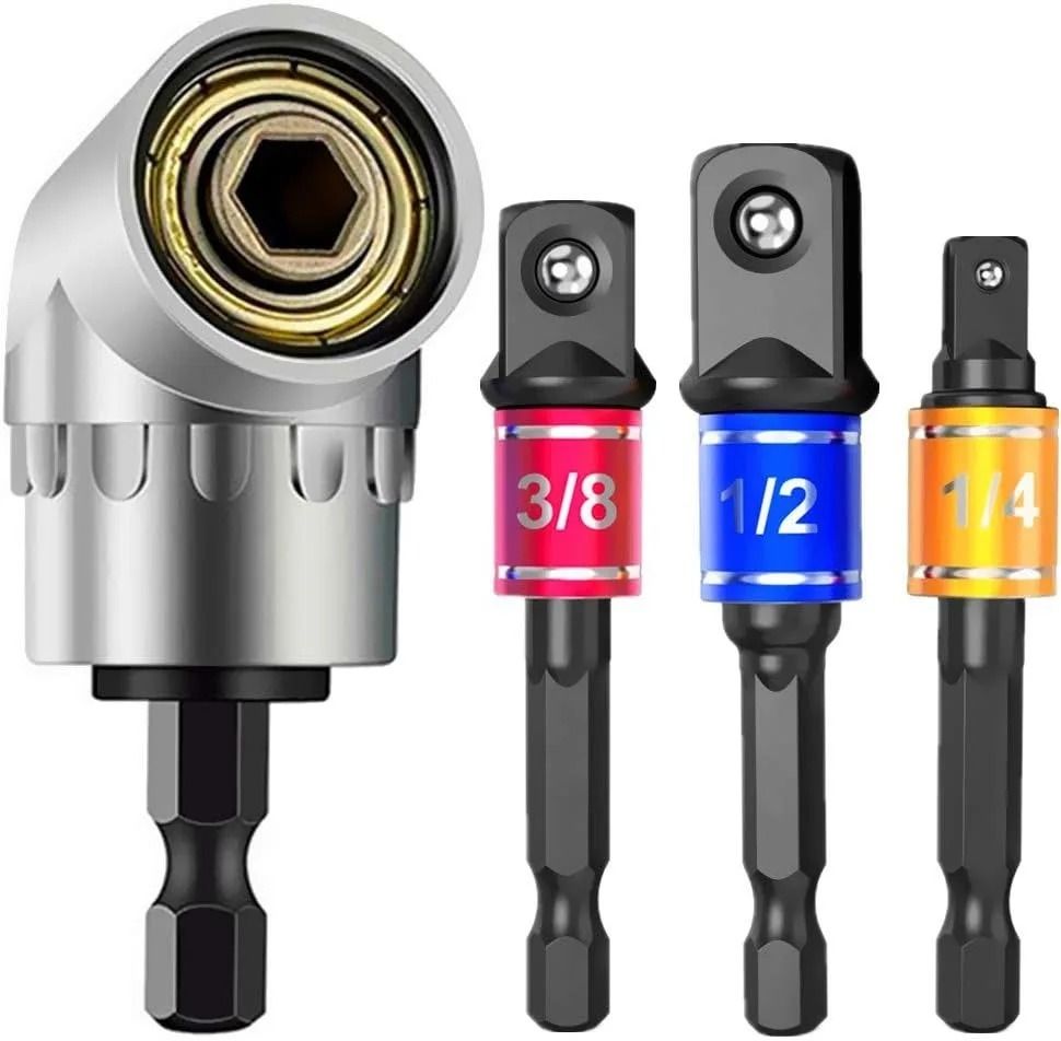 Impact Grade 105 Degree Right Angle Socket Adapter