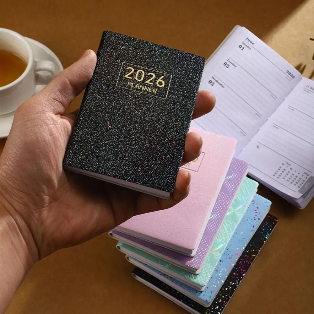 Portable A7 2026 Agenda Book – Pocket Weekly Planner & Pocket Calendar Appointment Diary