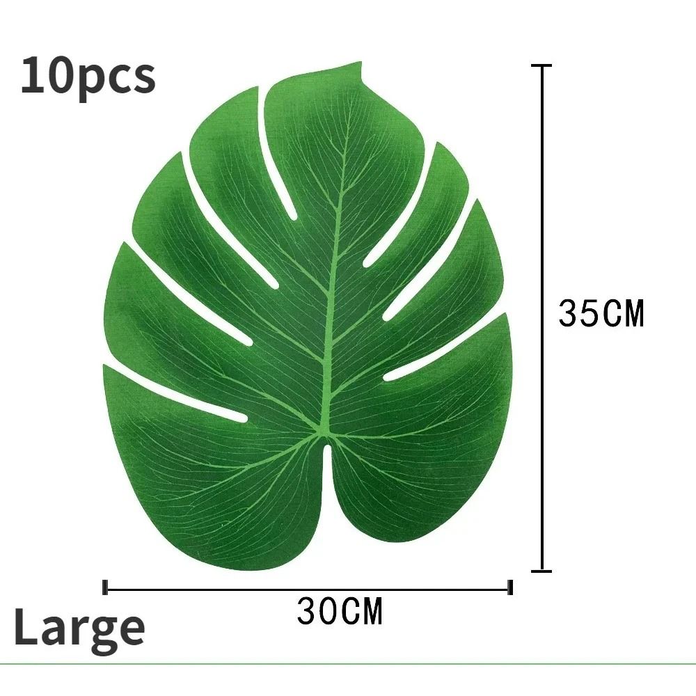 Hawaii Artificial Palm Leaf Set – High-Definition Tropical Botanical Accents