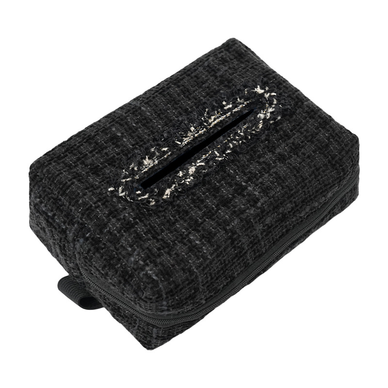 Creative Car Tissue Box, Small Fragrance Style, High End Car Hanging Paper Box, Multi Function Handrail Box