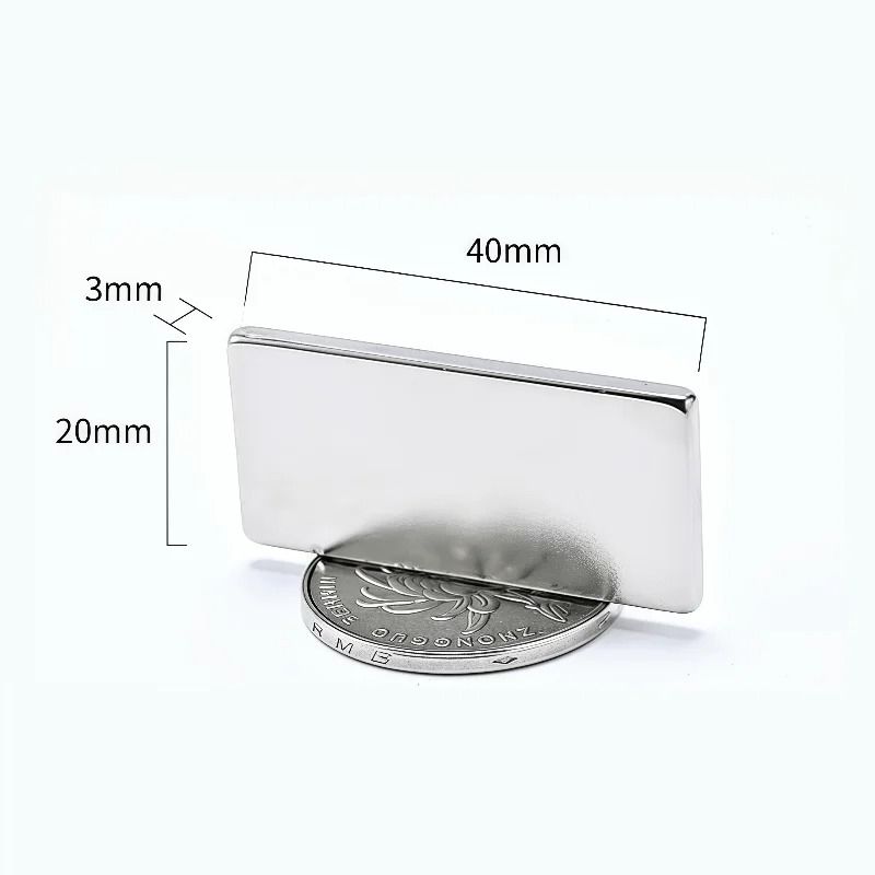 10pcs/lot N52 Square Neodymium Magnets | Ultra-Strong Rare Earth Industrial Magnets