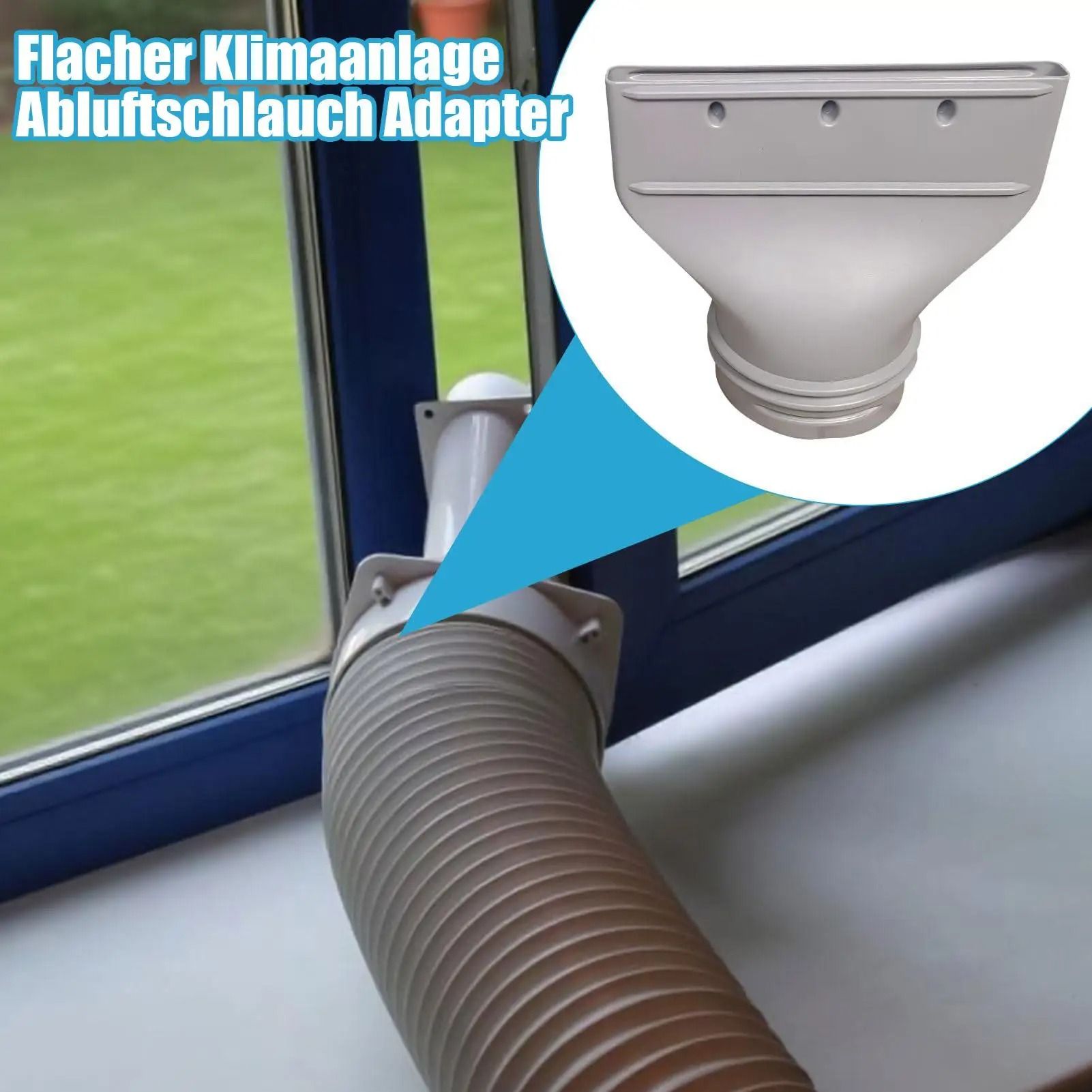 Portable Air Conditioner Exhaust Hose Coupler