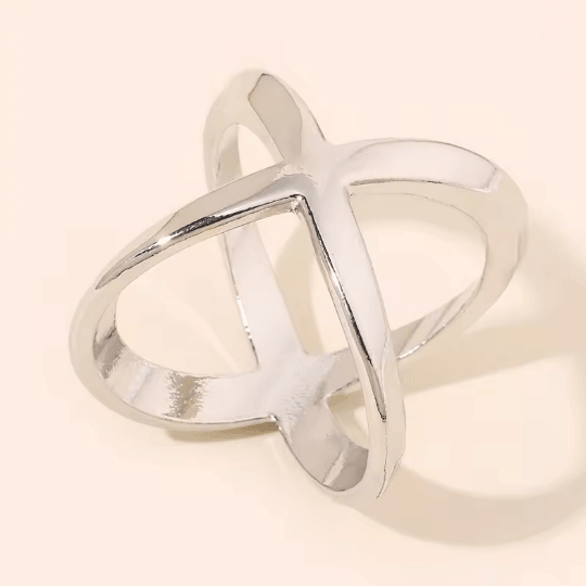 Elegant X Shape Scarf Clip