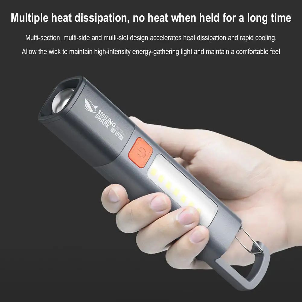 Rechargeable Super Bright LED Camping Flashlight