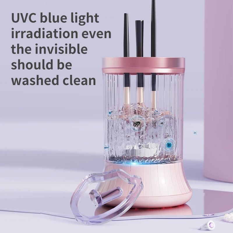 Rechargeable Makeup Brush Cleaner and Dryer Machine Multifunctional Tool