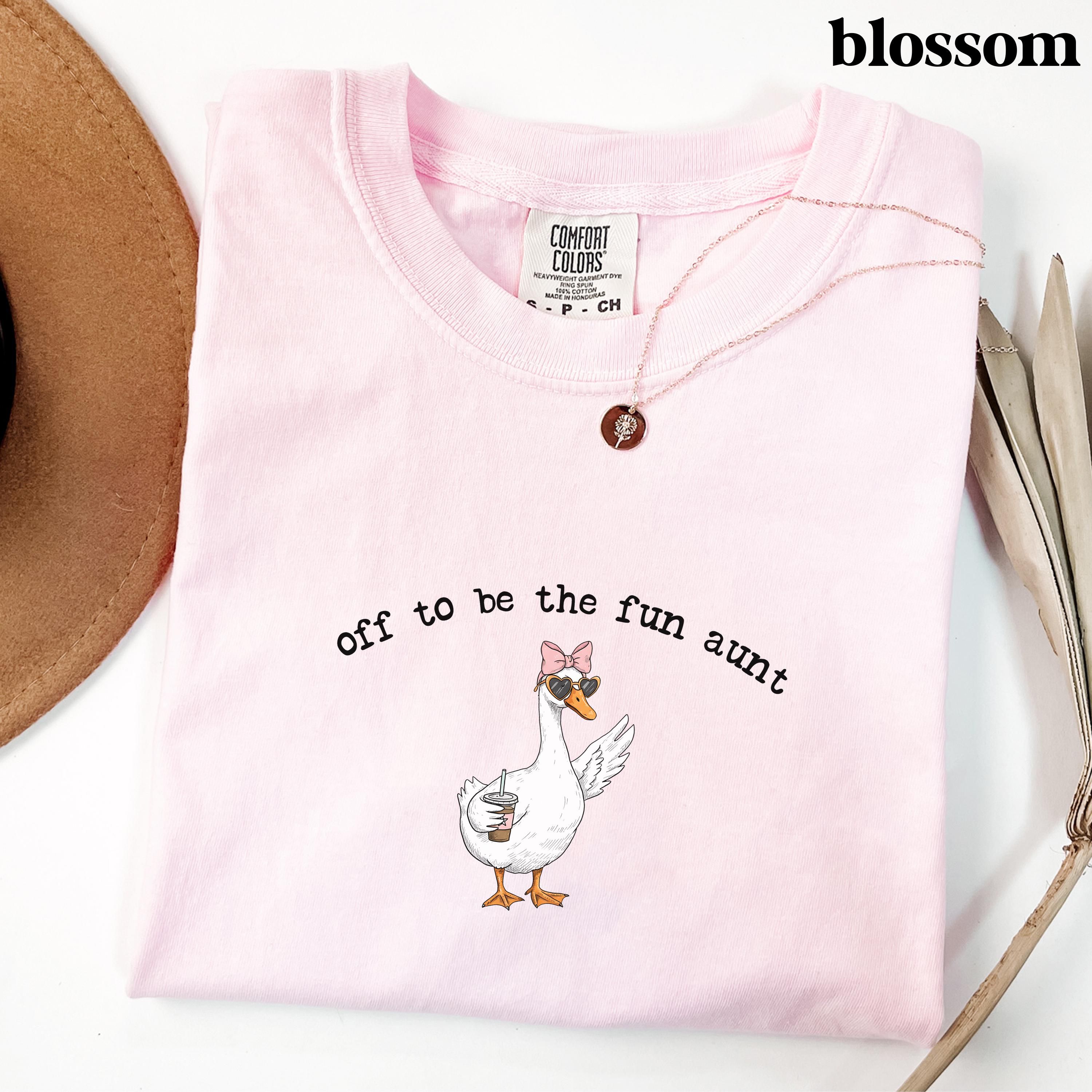 Funny Aunt Goose Comfort Colors T-shirt Gift for Aunt, Aunt Gift, Pregnancy Announcement for Sister, Future Aunt Tee, Of