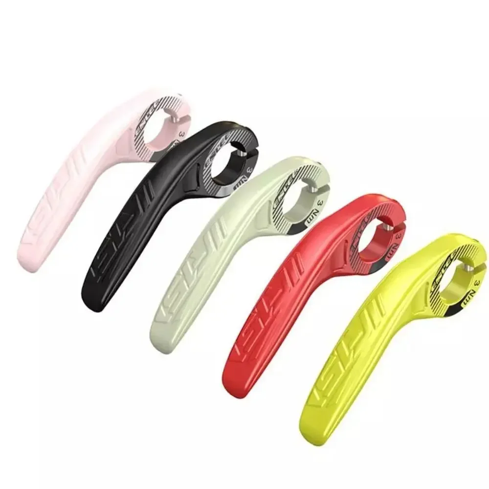 Adjustable Cow Horn Handle, Plastic Bike Cycling Handle Grips for Auxiliary Bicycle Handlebar, Anti-Slip